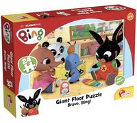 Lisciani Bing Giant Floor Puzzle, 24 Pieces, Bravo Bing -75805 | Giant Puzzle for Babies - Extra Sturdy Pieces in Strong Card - Bravo Bing Scene to Assemble - Finished Size 70 x 50 cm