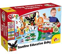 Lisciani - Bing Super Desk - Learning Table with 10 Games - 2+ Years | Edugames Activity Table - Wipe-Clean Whiteboard, Memo and Mini Puzzles - Learn Numbers, Shapes and Colours - Sturdy Desk