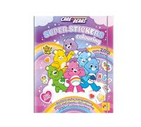 Lisciani - Care Bears Colouring Book and Stickers for Children Aged 5 and Above - Creative Set with Mini Markers and Glittery Holographic Stickers - Arts and Crafts for Children