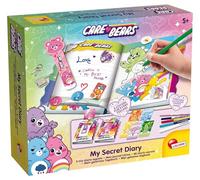 Lisciani - Care Bears - Secret Diary with Lock and Keys - 5+ Years | Diary to Put Together - Interchangeable Covers and Stickers - Scented Pens and Colour-Changing Pens - Write and Decorate