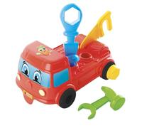 Lisciani - CAROTINA BABY Edu Shapes - My First Truck - Educational game for babies from 10 months - Learn Shapes and Colours - with 3 tools and 6 accessories - Sensory Training Game 1st Age Gift Idea