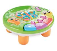 Lisciani - Carotina Baby - Musical Animal Activity Table - 6+ Months | Electronic Learning Toy - Animal Sounds, Nursery Rhymes, Lights and Talking Book - Press the Buttons and Turn the Pages