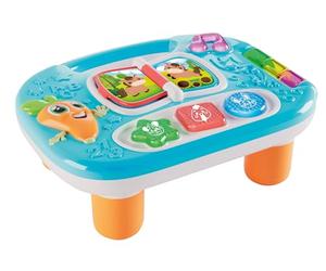 Lisciani - Carotina Baby - Musical Farm Activity Board - 6+ Months | Electronic Learning Toy for Babies - Animal Sounds, Melodies and Talking Book - Press the Buttons - Early Vocabulary
