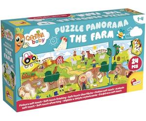 Lisciani - Carotina Baby Panorama Puzzle: The Farm - Educational Puzzle for Children - From 1 to 4 years - Colourful, resistant puzzle - Stimulates fine motor skills and imagination - Made in Italy