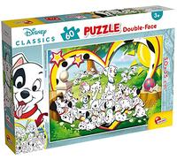 Lisciani - DISNEY Classics Puzzle - 101 Dalmatians - 60 Pieces - For Children from 4 years old - 35x50 cm - Double Face - Colouring - Develops Thinking and Skill - Creativity and Learning