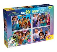 Lisciani - DISNEY ENCANTO - Puzzle 4x48 Pieces - MaxiFloor - Double Sided - For Children from 4 years - Back to Colour - Educational and Fun Game