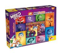 Lisciani - DISNEY INSIDE OUT 2 Puzzle - 150 Piece - for Children Aged 6 and Up - Maxifloor Double-Sided Puzzle - 35x25cm - Back Side to Color - Educational & Fun Game - Gift Idea - 2 in 1