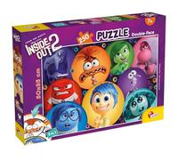 Lisciani - DISNEY INSIDE OUT 2 Puzzle - 250 Piece - for Kids Aged 7 and Up - Double-Sided Max Floor Puzzle - 50x35cm - Colorable Backside - Gift Idea - Colouring - 2 in 1