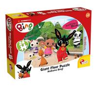 Lisciani - Disney Junior Bing Let's Go - Maxi Floor Puzzle - 12+ Months | Giant Puzzle for Babies - 24 Extra Thick Pieces Easy to Grasp - Back Printed in 4 Colours - Finished Floor Size 70 x 50 cm