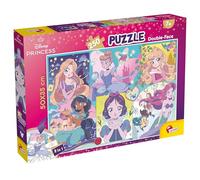 Lisciani - DISNEY PRINCESSES Manga Puzzle - 250 Piece Double Sided Puzzle for Children from 7 Years - Format 50x35 - Colouring Back - Creative Activity - Educational Game - Birthday Gift Idea