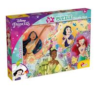 Lisciani - DISNEY PRINCESSES Puzzle - 24 Pieces - For Children aged 3 and up - Puzzle with Double Colour Plate featuring DISNEY Princesses such as Pocahontas, Snow White, Ariel and Tiana