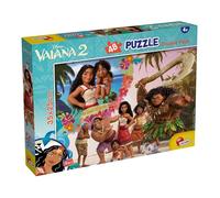 Lisciani - DISNEY Puzzle - VAIANA MaxiPlus - 48 Piece Double Sided Puzzle for Children from 4 Years - Colouring Board - 25x35 cm - Creative Activity - Disney Educational Game - Girl or Boy Gift Idea