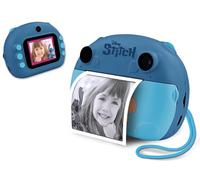 Lisciani - DISNEY Stitch Instant Camera - Capture, Print and Share For Kids 6+ Months - Selfie and Video Function - Includes 3 Rolls for 180 Photos, Strap and Charger.