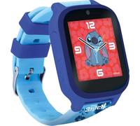 Lisciani - Disney Stitch - Smartwatch for Children with Camera - 7+ Years | Kids' Watch with Photo Function - Colour Touchscreen, Alarm, Timer and Torch - Stitch Backgrounds to Swap - 5 Built-In Games
