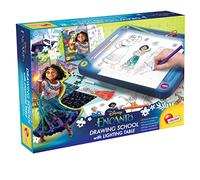 Lisciani - ENCANTO DRAWING SCHOOL WITH LIGHT TABLE - For Children Aged 5 and Up - Includes Light Table, Markers, Stencils, Stickers, Activity Sheets - 9 Creative Activities