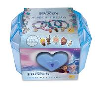 Lisciani - FROZEN: My secret Beads - Jewellery Creation Kit for Kids from 3 Years - Case with Lock and Key - Colourful Beads and Frozen Charms - Make Bracelets and Necklaces