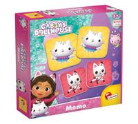 Lisciani - GABBY'S DOLLHOUSE - Memory Game for Children From 1 Year - Educational Game - Strengthens Memory and Attention - Inspired by the cartoon GABBY'S DOLLHOUSE - Made in Italy