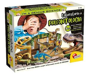 Lisciani Giochi - I'm a Genius Paleontology Laboratory Kit: Dinosaurs, 7-12 Years, Unisex, Children, Educational, Observation Skills, Imagination Development