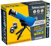 Lisciani - I’m A Genius - Telescope for Children 7+ - Astronomy Kit with Tripod and 3 Zoom Lenses 20x 30x 40x - Sky, Moon and Star Observation - Science Discovery Activity