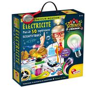 LISCIANI I'm A Genius ELECTRICITE Over 50 Science Experiments on Electricity Science Kit Educational Game for Kids Age 7 8 10 12 Years