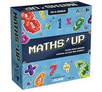 Lisciani - I'm A Genius Maths' Up - Educational Maths Game for Children 6+ Years - Arithmetic and Calculation Board Game - Multiplication Tables Quiz and Mini Games - Numbers Operations Measurements