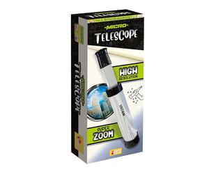 Lisciani - I'M A GENIUS - Micro-Telescope - Toy for Scientific Experiments for Children aged 7 and over - Portable Telescope - High Resolution - Super 8x Zoom - Birthday Gift Idea