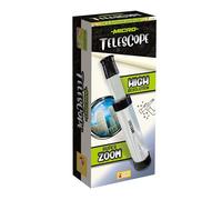 Lisciani - I'm a Genius - Portable Micro Telescope for Children - 7+ Years | Lightweight Science Spyglass - High Resolution Optics and Instructions - Observe Indoors and Outdoors - 8x Super Zoom