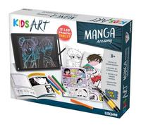 Lisciani - Kids Art Manga Academy - Drawing Set with LCD Tablet - 8+ Years | Manga School for Children - 12 Inch LCD Screen, Fude Pen, 16 Drawing Cards and Manual - Draw Characters and Stories