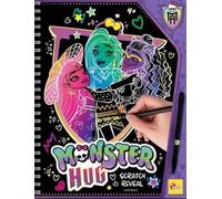 Lisciani - MONSTER HIGH - Activity Book with Drawings - Monster Cute - For Kids From 5 Years - 39 Pages - Activity Book: Clothes Stickers, Colouring, Glitter, Pens Included