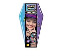 Lisciani - MONSTER HIGH - Scary Jewels Kit - Jewellery Creation Kit for Kids from 5 Years - Make your Bracelets and Necklaces with Colourful Beads, Letters and Charms - Box-shaped Box