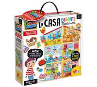 Lisciani - Montessori - The Big House Educational Sorting Game - 2+ Years | Educational Preschool Game - Self-Correcting Shapes to Sort - Every Object in Its Place at Home - Large Illustrated Box