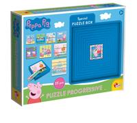 Lisciani - Puzzle Peppa Pig - Lernbox für Kinder ab 2 Jahren - 8 ineinander grei