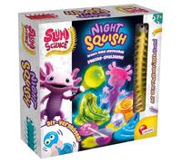 Lisciani - SLUMI Science - Night Squish - DIY Experiment Kit from 7 Years - Phosphorescent Chemistry Kit for Making Luminous Squishy Toys