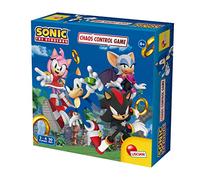 Lisciani - Sonic Chaos Control - Family Board Game with Course - 6+ Years | Action Racing Game - Obstacles and Speed Zones on the Board - Team Spirit and Quick Reactions - 2 to 4 Players, 20 Minutes
