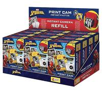 Lisciani - Spare Parts for Spider-Man Print CAM - Instant Camera - Hi-Tech Educational - 120 Photos - Paper Rolls - Frames - Collection - From 5 years