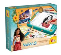 Lisciani - Vaiana Drawing School for Kids Aged 5+ - Light Table for Tracing - Educational Art Set with Scented Markers, Stencils, Stickers, Folder & Scissors - Creative Drawing Tools