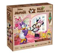 Liscianigiochi 91812 Disney Eco Puzzle Df Minnie 24 ◆ 100% recyclable ◆ 100% plastic-free ◆ Eco-friendly