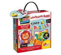 Liscianigiochi 92680 Montessori Baby Touch Puzzle-Educational Game for Children from 1 to 4 years-92680, Multicolor