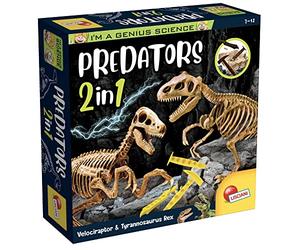 Liscianigiochi Games - I'm a Genius Predators 2 in 1, Color, 95421, Nicht Zutreffend.