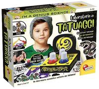 Liscianigiochi I'm a Genius Laboratory The Factory of Tattoos Scientific Game, Multicoloured, 7-12 Years, 38.8 x 28.5 x 7.8 cm