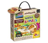 Liscianigiochi MONTESSORI LEGNO PUZZLE BABY ANIMALS