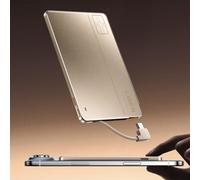 LISEN 0.2‘’ Charge Card Phone Charger，5000mAh Ultra Slim Power Bank Fast Charging，Credit Card Charger for iPhone 17/16/15 & Samsung