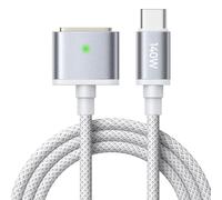 LISEN 140W USB-C Magnetic 3 Cable Fit for MacBook Charger, Nylon Braided 3.3FT Fit for MacBook Air 2023/2022(M2),MacBook Pro 2023(M3,M2,14-16 inch),MacBook Pro Charger Cord (M3)