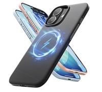 LISEN Air Series for iPhone 16 Pro Case Slim, [Compatible with MagSafe][Ultra-Thin & Ultra Light] 16Pro Phone Cover, Anti-Scratch Hard PC 6.3 inch, Black