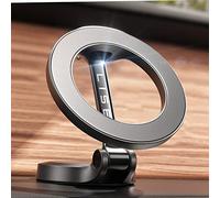 LISEN Fits Car Mount Phone Holder [24 Permanent Magnets] Magnetic Phone Car Mount, Full Metal iPhone 16 Car Holder for iPhone 16 15 Pro Max Plus 14 13 12 Samsung Dark