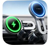 LISEN for MagSafe Car Mount Charger【15W Fast Charging】 Magnetic Car Phone Holder Wireless Charger for iPhone Magsafe Phone Holder For iPhone 17 Pro Max 16 Pro Max 15 14 13 Magsafe Accessories
