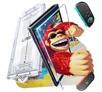 LISEN for Nintendo Switch 2 Screen Protector [2025 Upgrade] (ANTI-GLARE & Auto Alignment Kit) Screen Protector Switch2 Tempered Glass [Longest Durable] Full Coverage switch 2 accessories, 1 Pack