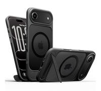 LISEN iPhone Air Case, iPhone 17 Air Case with MagSafe [Invisible Stand] [20N Super Magnetic Force] Button Protection & Military Protection Mobile Phone Case for iPhone 17 Air Case Thin Shockproof