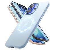 LISEN Magnetic Slim Fit for iPhone 16 Case, Ultra-Thin 16 Phone Case Compatible with MagSafe, Light Anti-Scratch Matte Hard PC 6.1 inch, Blue