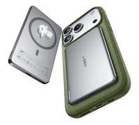 LISEN Qi2 Magsafe Power Bank Slim 0.38" for iPhone 17 e Pro Max, Magnetic Portable Charger 5000mAh 15W Fast Charging Wireless Battery Pack for iPhone 16 15 13 Travel Essentials Mum Gifts Ice Gray Qi2